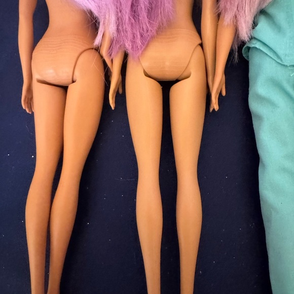 Three Barbies Rockstars with Lavender/Pink Hair EUC 2015 - Picture 6 of 9